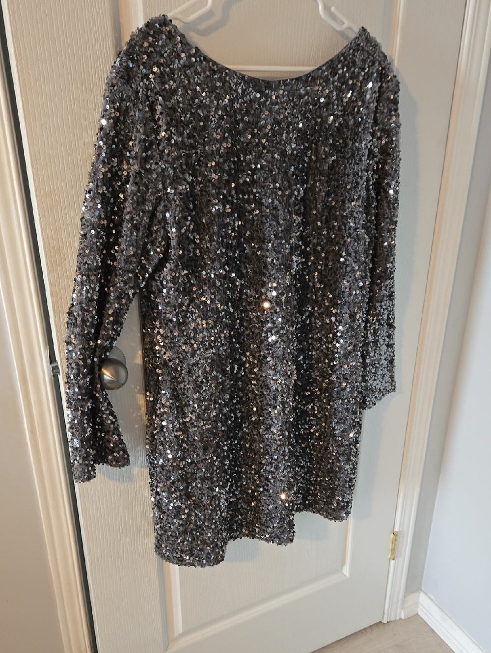 H And M Sequin Tunic Dress Size XL